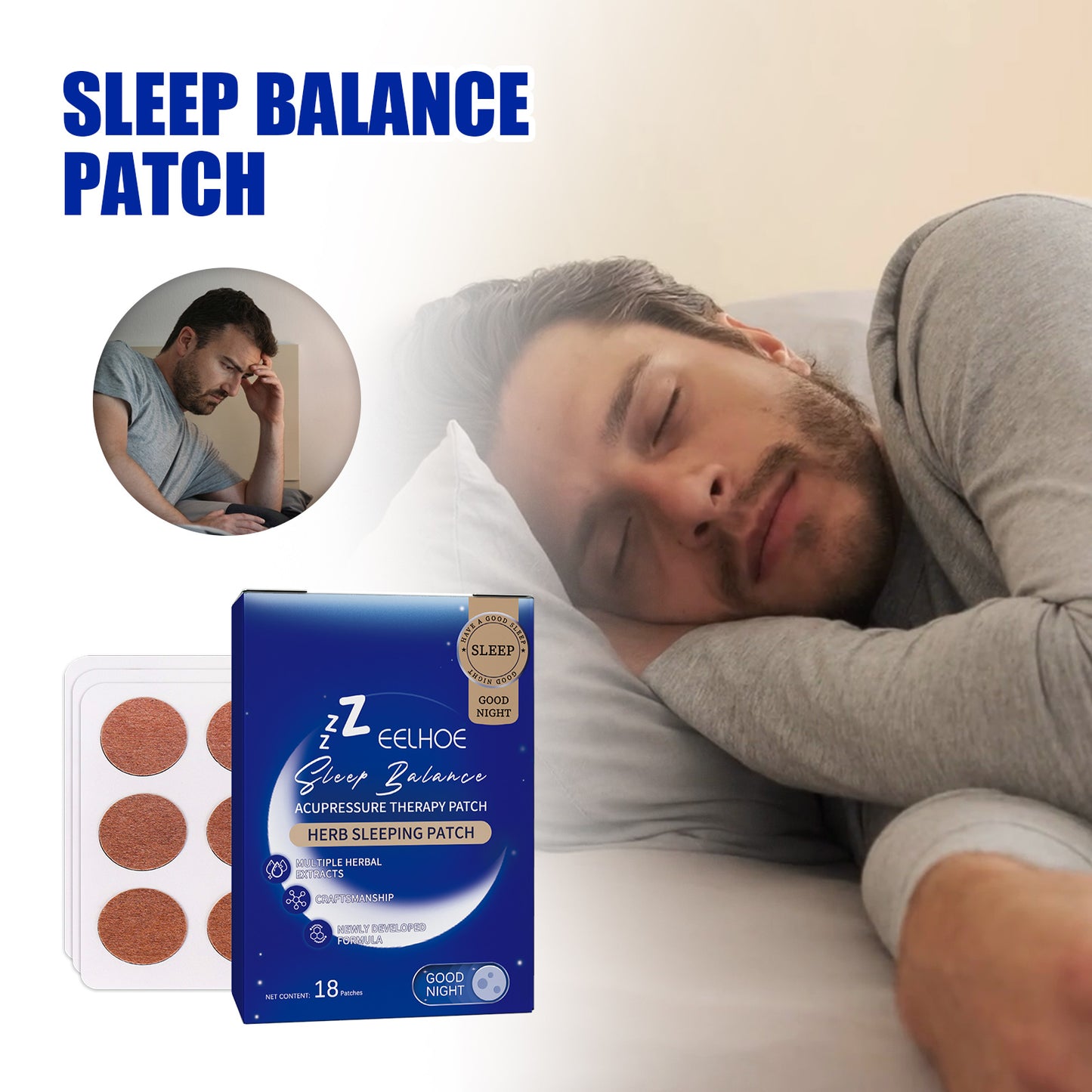 Sleeping Patch, Help Nurture Sleep And Relax Body Care Patches Sleep Aid Patches