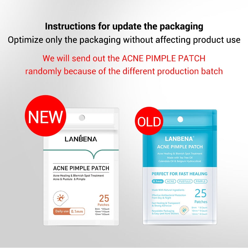 LANBENA Acne Pimple Patch  Invisible Acne Stickers Blemish Treatment Acne Master Pimple Remover Beauty Tool Skin Care