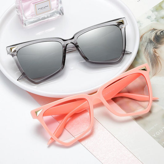 Luxury Cat Eye Sunglasses Women's Candy Color Glasses Brand Designer Classic Vintage Rainbow Eyewear UV400